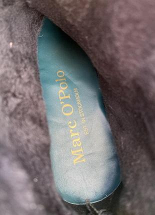 Полуботинки челси утепленные кожаные оригинал marc o ́polo6 фото