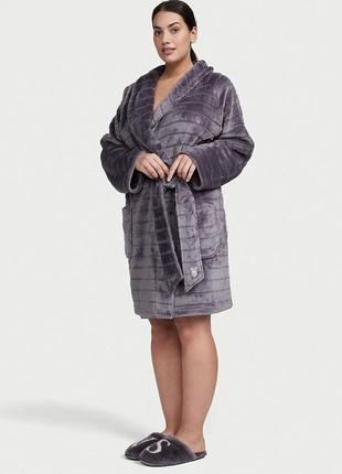 Victoria ́s victorias secret віктория сикрет сикрет-сикрет халат короткий cozy plush short robe2 фото