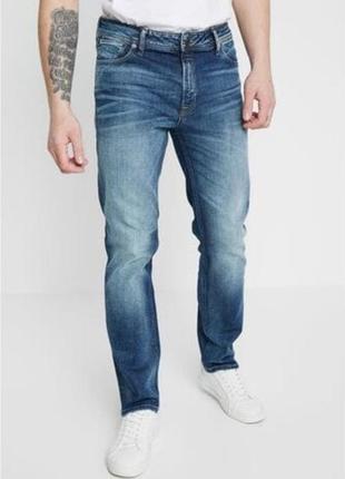 Стильні чоловічі джинси з протертостями crosshatch1 фото