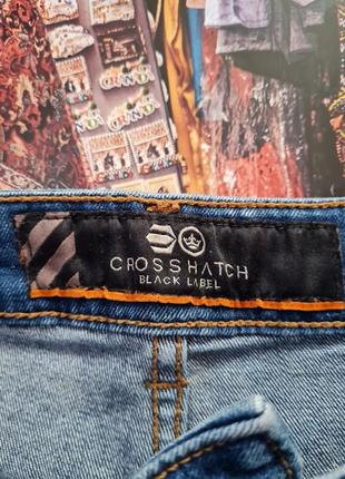 Стильні чоловічі джинси з протертостями crosshatch4 фото