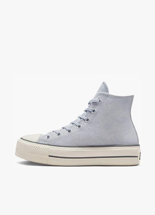 Хай-топ кеди на флісі converse all ct cozy gray fleece.