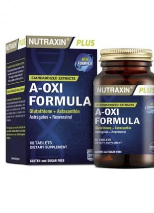 Дієтична добавка a-oxi formula nutraxin, 60 таблеток