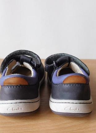 Стильные туфли мокасины clarks 20 р. стелька 13 см. кожа7 фото