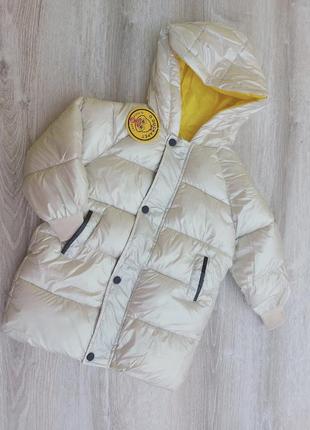 Дитячий пуховик куртка 110-140 зима