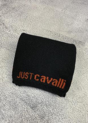 Шерстяной шарф just cavalli