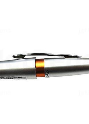 Ohto rook ballpoint pen - 0.7 mm - silver orange body кулькова ручка7 фото