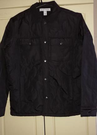 Мужская демисезонная стёганая куртка-рубашка essentials by amazon.5 фото
