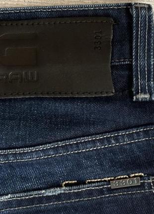 Джинси g-star raw 3301 low tapered jeans7 фото