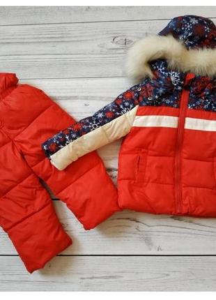 Зимний костюм moncler на 1-3 года8 фото