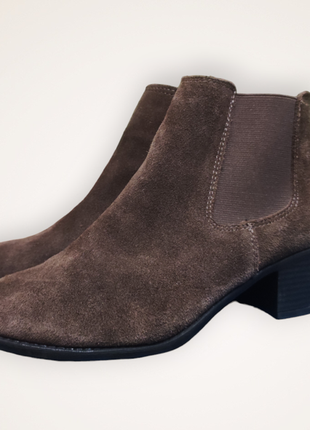 Soleflex женские замшевые ботинки размер 39 24,5 см женские сапоги осень/зима с легким утеплителем туфли6 фото
