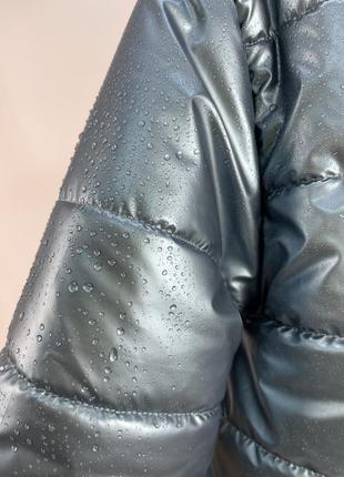 Куртка діно з ріжками на капюшоні на флісі всередині до 0 градусів7 фото