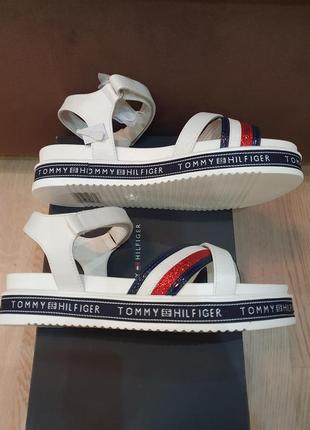 Босоножки tommy hilfiger р.36, новые, нарядные, шикарные, сандалии3 фото