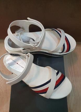 Босоножки tommy hilfiger р.36, новые, нарядные, шикарные, сандалии6 фото