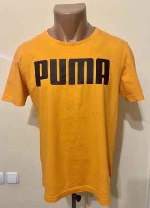 Футболка puma розмір s колір оранжевий