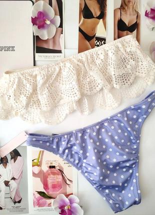 Victoria's secret original s m 36 38 купальник бандо 75a 75b 70c 70b 80a 80b 75c5 фото