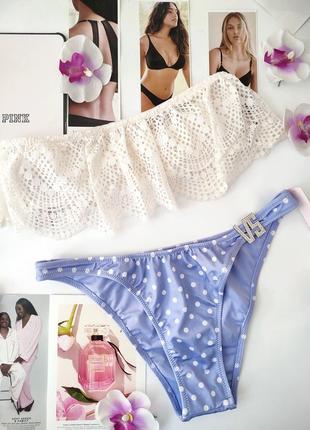 Victoria's secret original s m 36 38 купальник бандо 75a 75b 70c 70b 80a 80b 75c2 фото