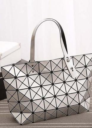 Геометрическая сумка шоппер мозаика2 фото