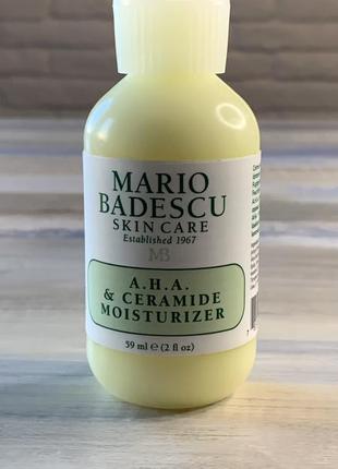 Mario badescu a.h.a. & ceramide moisturizer зволожуючий крем для сяючої шкіри2 фото