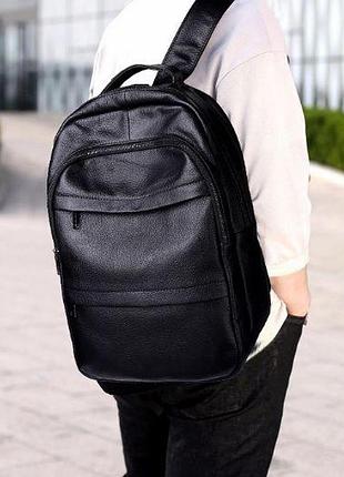 Кожаный рюкзак мужской городской. мужской рюкзак для ноутбука из натуральной кожи...