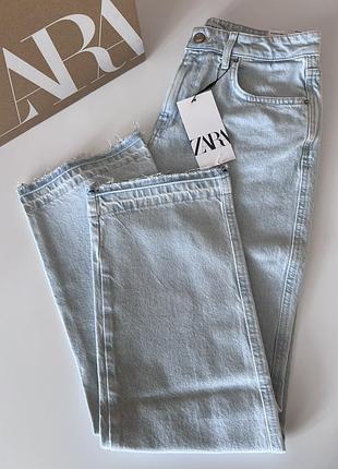 Джинси zara straight ankle