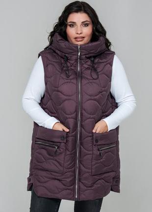 Жилет бургунді 60 (101705)