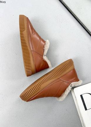 Зимние дутики угги ряда автоледи кожа