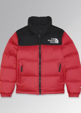 Пуховик the north face 700 men's 1996 retro nuptse jacket (красно-черный)