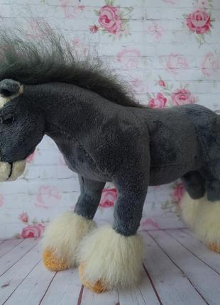Мягкая игрушка heunec лошадь конь для кукулы шарнирный каркасный