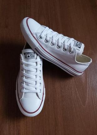 Кожаные кеды converse оригинал 24 см1 фото