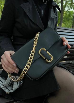 Жіноча сумочка marc jacobs the j marc shoulder bag black2 фото