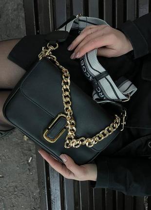 Жіноча сумочка marc jacobs the j marc shoulder bag black5 фото