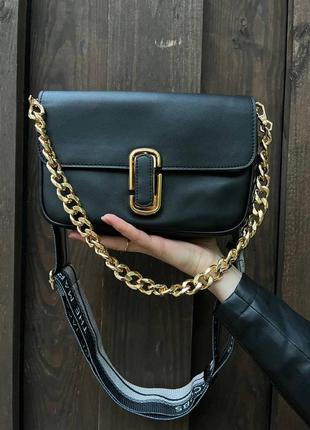 Жіноча сумочка marc jacobs the j marc shoulder bag black3 фото