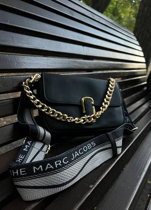 Жіноча сумочка marc jacobs the j marc shoulder bag black1 фото