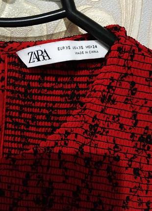 Скидка 3 дня !!! шифоновое платье zara . 8
