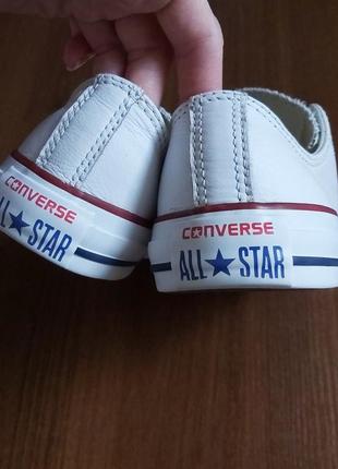 Кожаные кеды converse оригинал 24 см3 фото