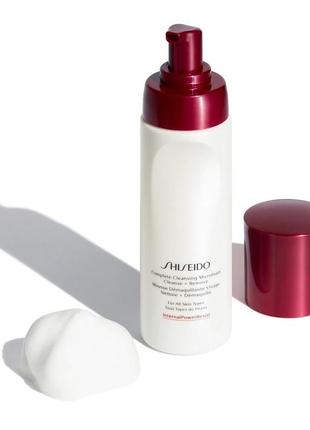 Shiseido complete cleansing microfoam ❤️ мягкая очищающая микропенка для умывания3 фото