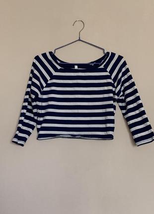 Смугаста кофта-топ,