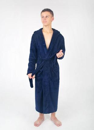 Халат махровий для хлопчика,підлітковий 42-48
