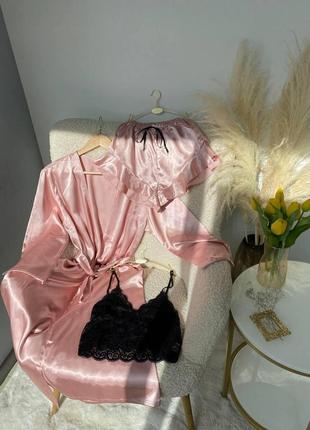 Піжама do2516 (рожева 3-ка)4 фото