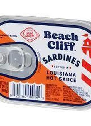 Beach cliff сардини в гострому соусі луїзіана.