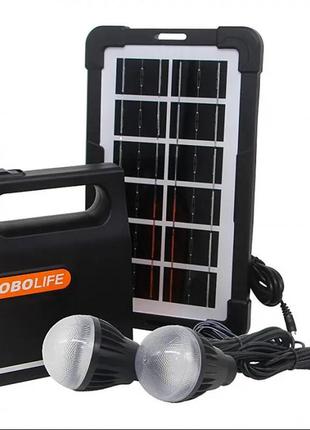 Аккумуляторный фонарь yobolife lm-3602, power bank, solar