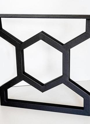 Металлические ножки стола шестигранник (опоры)