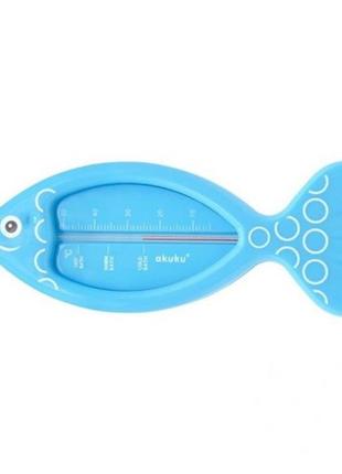 Термометр для ванны голубая рыба akuku a0395