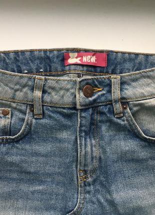 Стильная джинсовая юбка h&m hm деним р. xs/s высокая посадка - талия4 фото