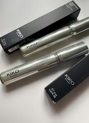 Тушь для ресниц kiko milano unmeasurable length fibers extension effect mascara