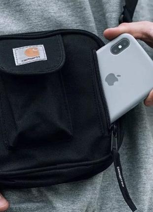 Месенджер carhartt оригінал сумка кархарт чорна