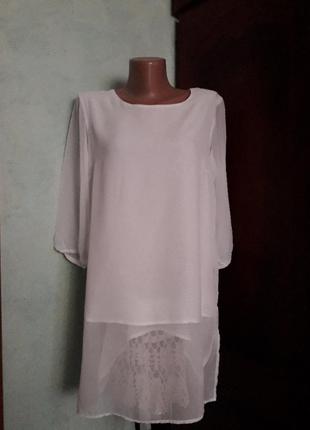 Удлиненная блуза