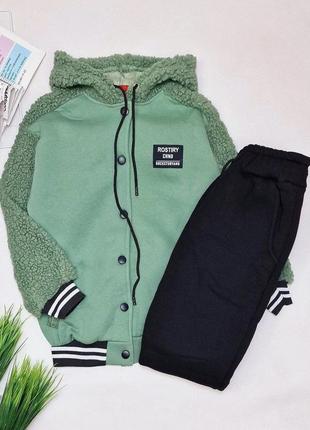 Теплий костюм двійка для дівчаток