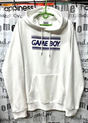 Худи на флисе, белый⛄️, хлопок