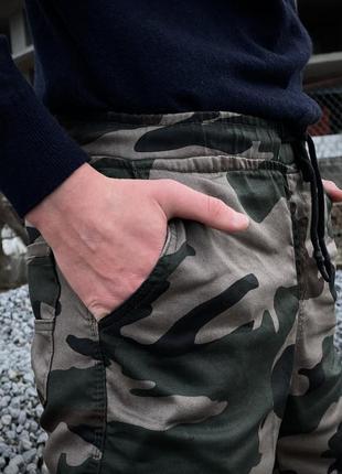 Мужские камуфляжные штаны карго хаки тактические армейские военные steel мультикам демисезонные весенние (bon)7 фото